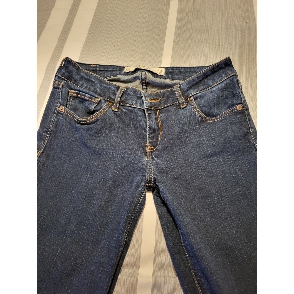 Abercrombie & Fitch Women's Jeans Size 2R W26 L29 Dark Wash Denim